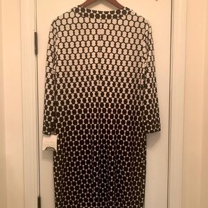 Black and white casual dress, lightweight